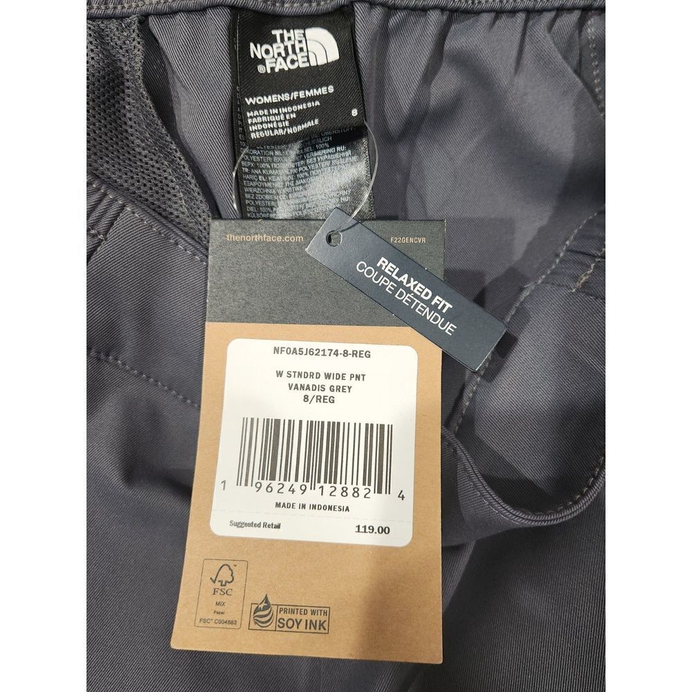 New! The North Face Women's Standard Wide Leg Pants, 8 - Picture 16 of 16
